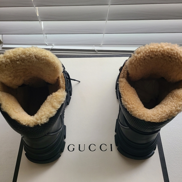 Gucci Black Combat Boot - Picture 5 of 9